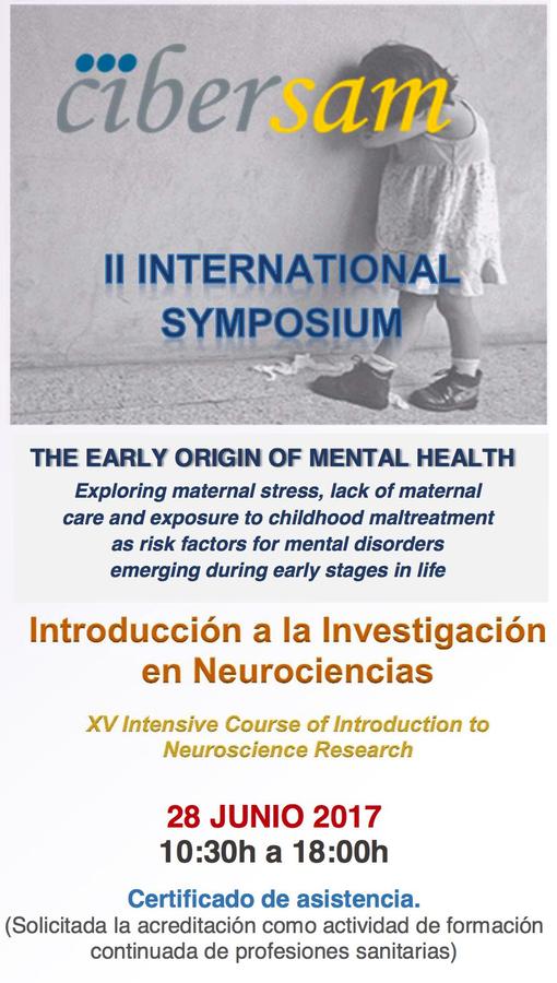 II International Symposium: The early origin of mental health